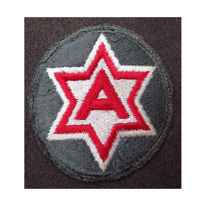 US PATCH : insigne tissu de la 6° armée US