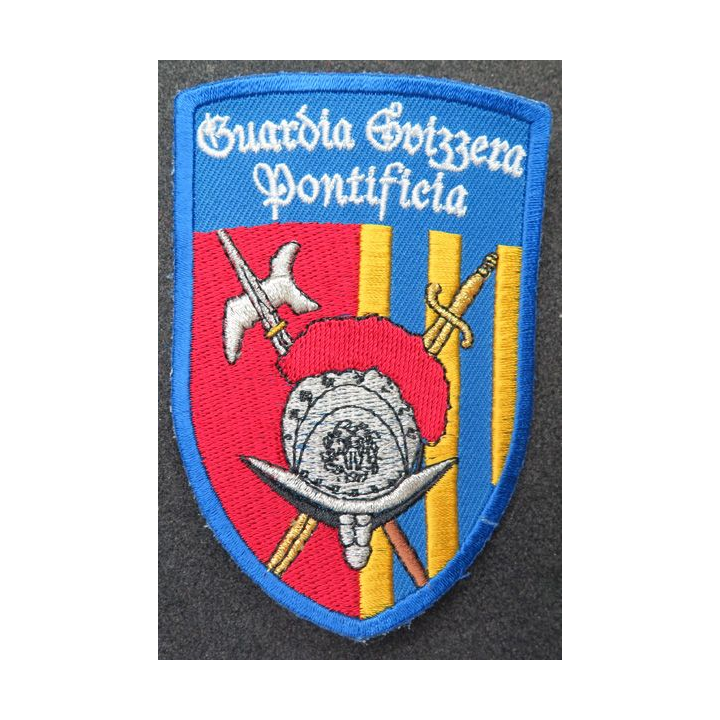SAINT SIEGE : Insigne tissu des gardes suisses de la protection pontificale