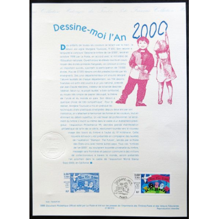 Documents philatéliques officiels la Poste : Dessine-moi l'an 2000