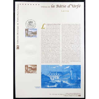 Documents philatéliques officiels la Poste : Château de la Bâtie d'Urfé - Loire