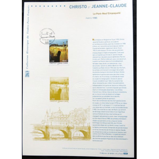 Documents philatéliques officiels la Poste : Christo et Jean-Claude