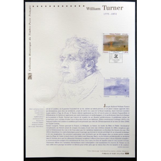 Documents philatéliques officiels la Poste : William Turner 1775-1851