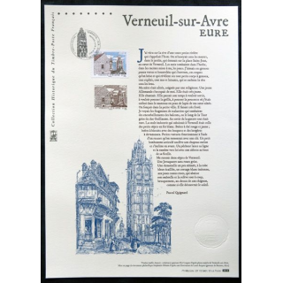 Documents philatéliques officiels la Poste : Verneuil-sur-Avre Eure