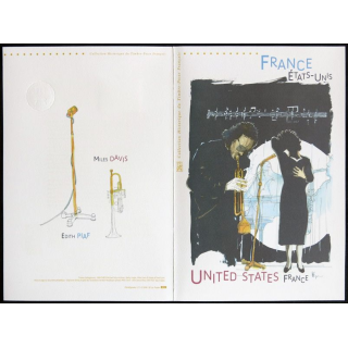 Documents philatéliques officiels la Poste : France-Groenland (double page)