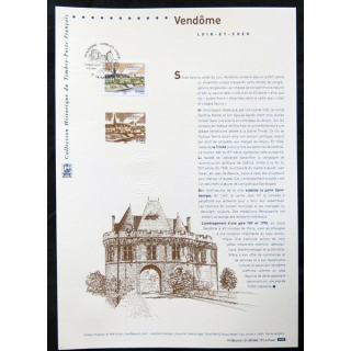 Documents philatéliques officiels la Poste : Vendôme, Loir-et-Cher