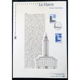 Documents philatéliques officiels la Poste : Le Havre, Seine Maritime