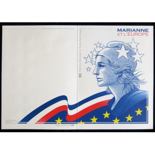 Documents philatéliques officiels la Poste : Marianne et l'Europe(double page)