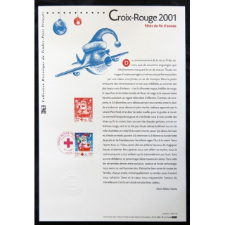 Documents philatéliques officiels la Poste : Croix-Rouge 2001, Fêtes de fin d'année