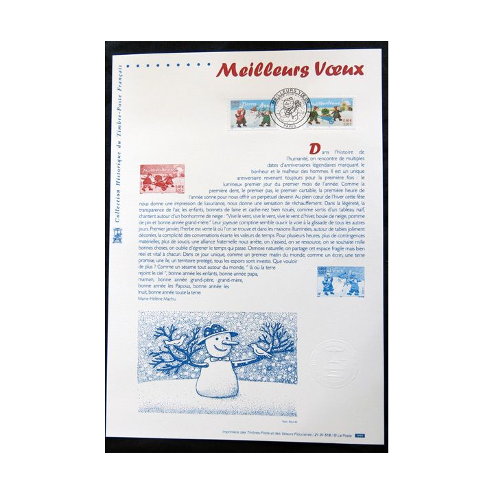 Documents philatéliques officiels la Poste : Meilleurs vœux