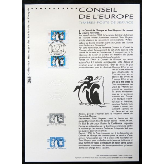 Documents philatéliques officiels la Poste : Conseil de l'Europe