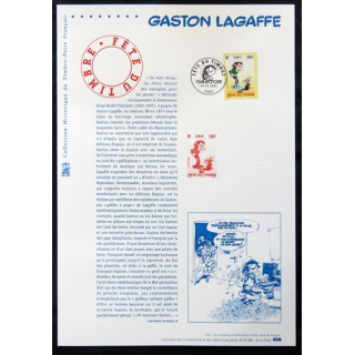 Documents philatéliques officiels la Poste : Fête du timbre, Gaston Lagaffe