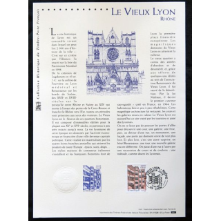 Documents philatéliques officiels la Poste : Le vieux Lyon, Rhône