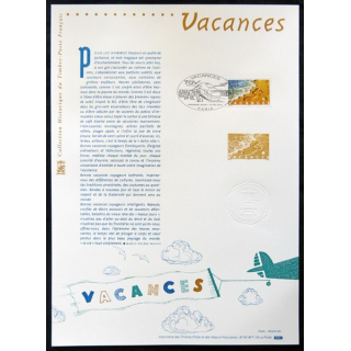 Documents philatéliques officiels la Poste : Vacances