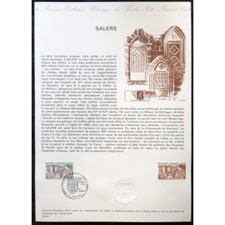 Documents philatéliques officiels la Poste : Salers
