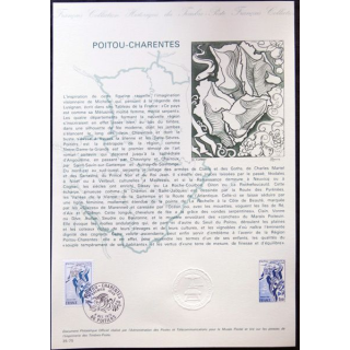 Documents philatéliques officiels la Poste : Poitou-Charentes