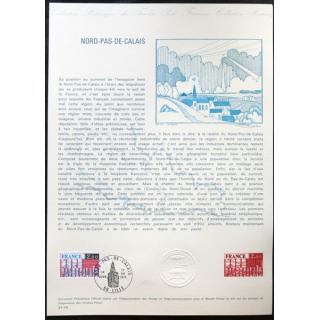 Documents philatéliques officiels la Poste : Nord-Pas-de-Calais