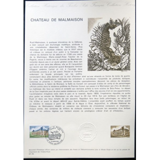 Documents philatéliques officiels la Poste : Château de Malmaison