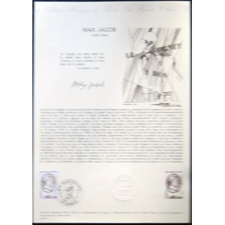 Documents philatéliques officiels la Poste : Max Jacob 1876-1944