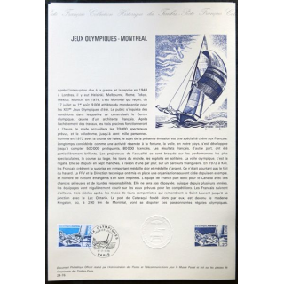 Documents philatéliques officiels la Poste : Jeux Olympiques-Montréal