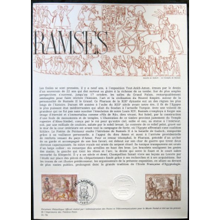 Documents philatéliques officiels la Poste : Ramsès