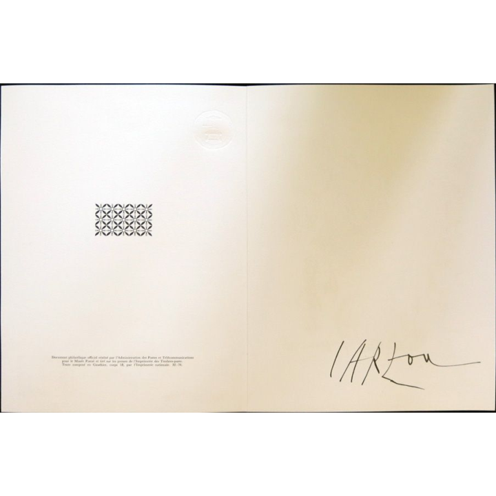 Documents philatéliques officiels la Poste : Carzou (double page)