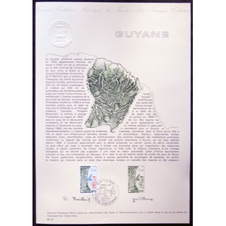 Documents philatéliques officiels la Poste : Guyane