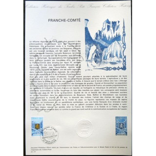 Documents philatéliques officiels la Poste : Franche-Comté