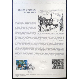 Documents philatéliques officiels la Poste : Maurice de Wlaminck, Nature morte