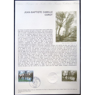 Documents philatéliques officiels la Poste : Jean-Baptiste Camille Corot