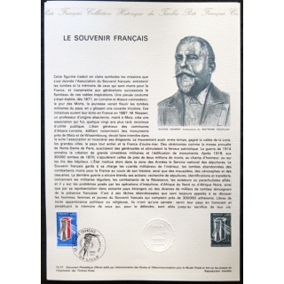 Documents philatéliques officiels la Poste : Le Souvenir Français