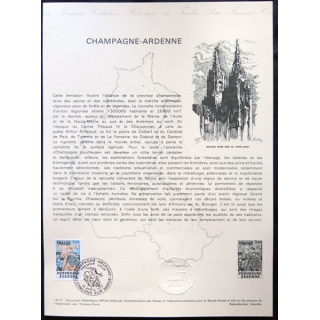 Documents philatéliques officiels la Poste : Champagne-Ardenne