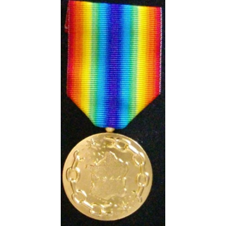 FRANCE : médaille de la France libérée en bronze brillant de diamètre 3,4 cm