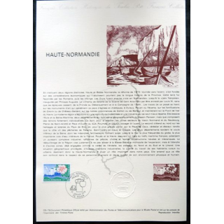 Documents philatéliques officiels la Poste : Haute-Normandie