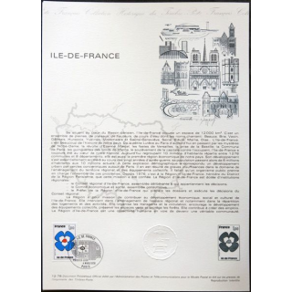 Documents philatéliques officiels la Poste : Île-de-France