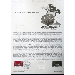 Documents philatéliques officiels la Poste : Basse-Normandie