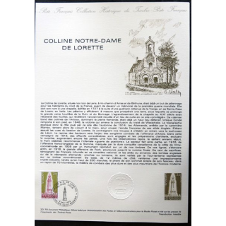 Documents philatéliques officiels la Poste : Colline Notre-Dame de Lorette