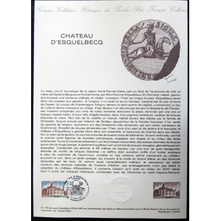 Documents philatéliques officiels la Poste : Château d'Esquelbecq