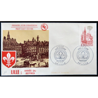 Enveloppe premier jour Esquelbecq  (Nord) le château 17/06/1978