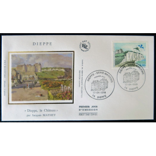 Enveloppe premier jour : Dieppe le château 17/04/1999