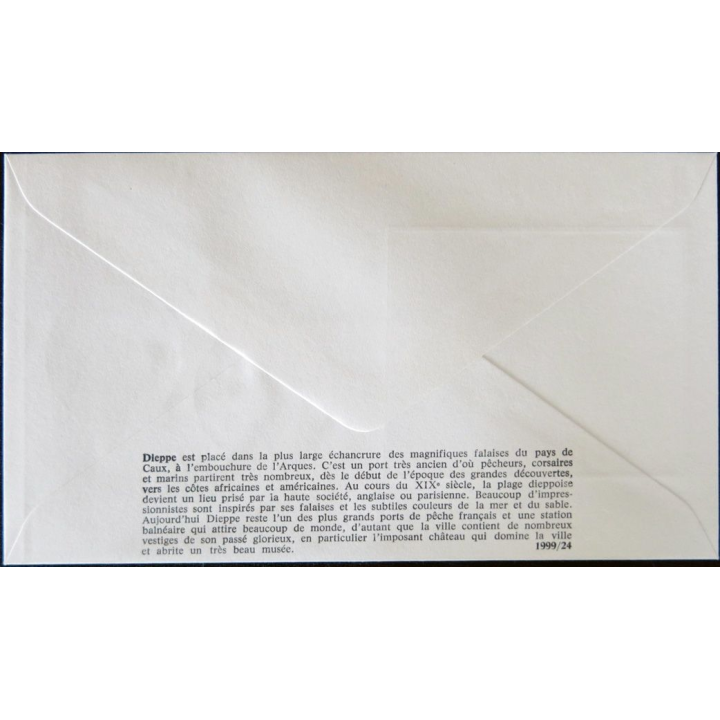 Enveloppe premier jour : Dieppe le château 17/04/1999