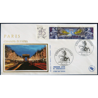 Enveloppe premier jour : Paris, Champs Elysées 31/12/1994