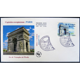Enveloppe premier jour : Paris, Arc de Triomphe 04/11/2010