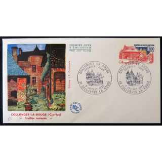 Enveloppe premier jour : Collonges-La-Rouge 03/07/1982