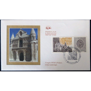 Enveloppe premier jour : 80° congrès de la FFAP à Poitiers 15/06/2007