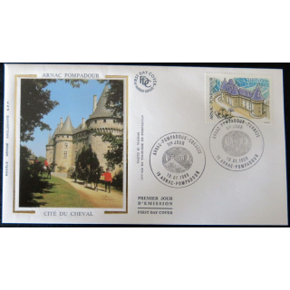 Enveloppe premier jour : Arnac Pompadour 10/07/1999