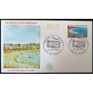 Enveloppe premier jour : La Baule 22/07/1967