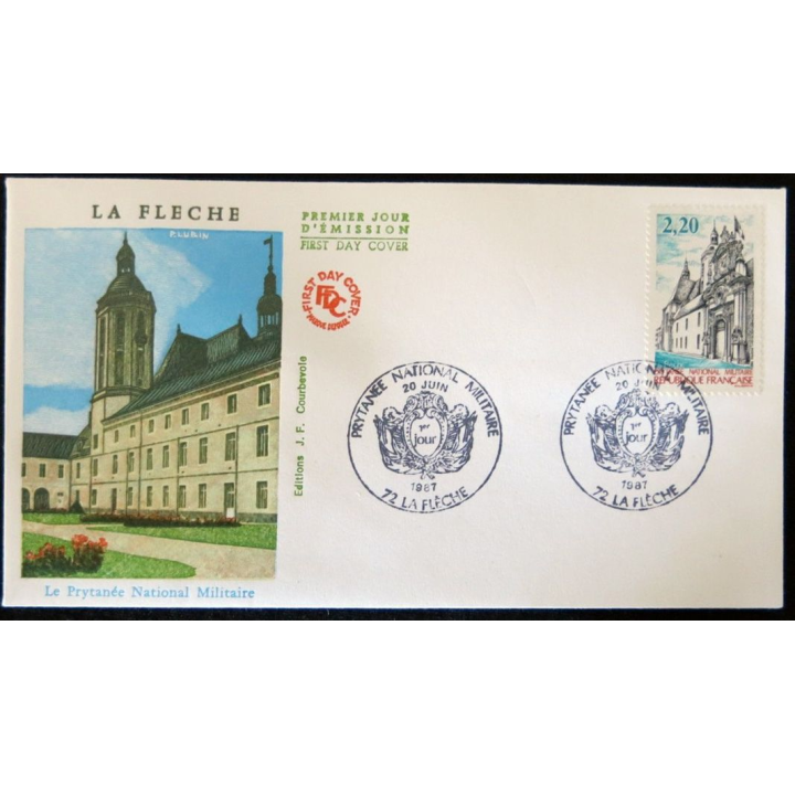 Enveloppe premier jour : La Flèche, le Prytanée militaire 20/06/1987