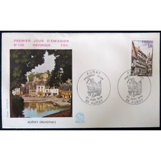 Enveloppe premier jour : Louviers (Eure) La cathédrale Notre-Dame 26/09/1981