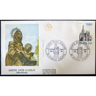 Enveloppe premier jour : Sainte Anne d'Auray 04/07/1981