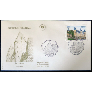 Enveloppe premier jour : Le Château de Sédières 02/07/1988